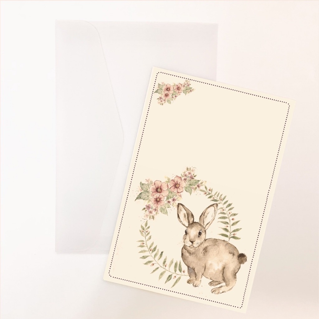 גלויה מצוירת – ארנב